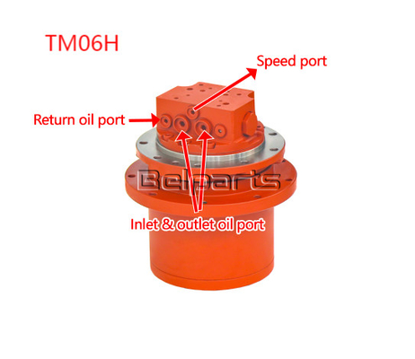 Các bộ phận dây chuyền E305.5 E306 Bộ ghép ổ cắm cuối cùng cho máy đào TM06H GM06H Travel Motor