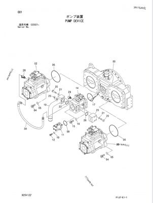 K3V280SH-NXXXL-OE41 K3V280 9254122 4635645 4641835, ZX850-3F, ZX850LC-3-DH, ZX870H-3, ZX870H-3-HCMC, ZX870H-3F, ZX870R-3, ZX870R-3F bơm thủy lực